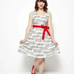 Modcloth Musical Notes Dress